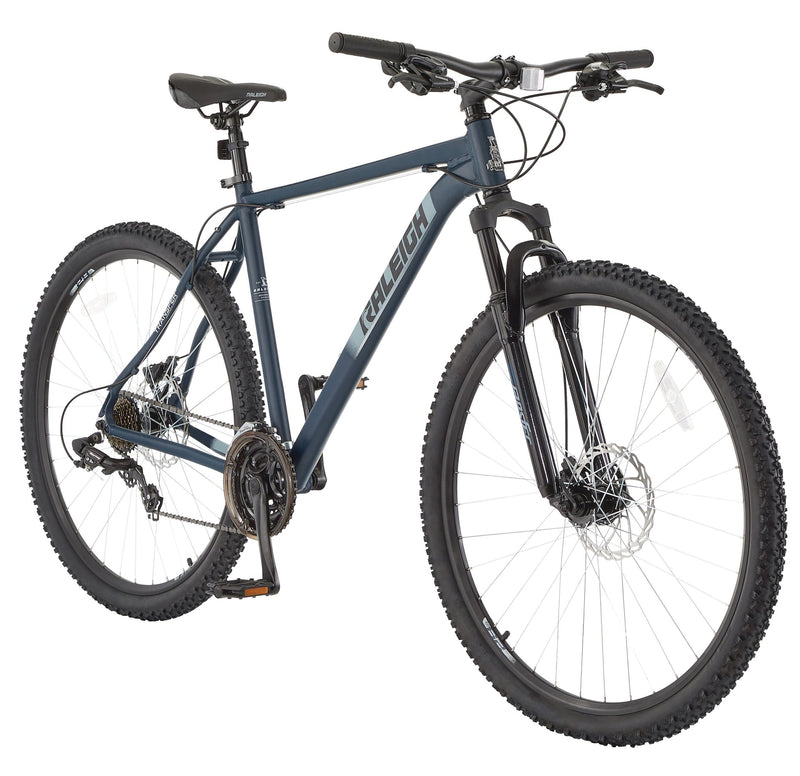 Raleigh Rockwood XL Hardtail Mountain Bike, 29-in Wheel, Blue R2