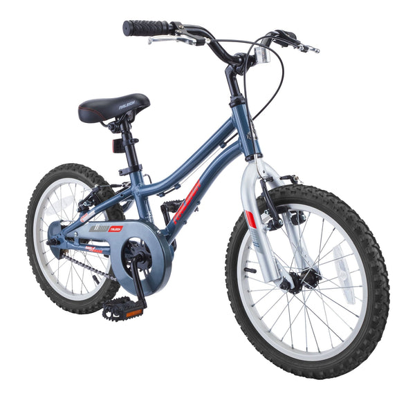 Raleigh Vibe Kids' Bike with Alloy V-brakes, 16-in, Grey/Blue B7