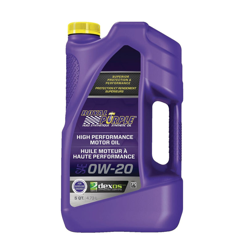Royal Purple High Performance 0W20 Synthetic Engine/Motor Oil, 4.73-L Z7