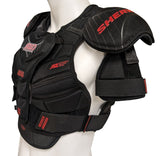 Sherwood Rekker SWD Defender Hockey Shoulder Pads, Women, Black/Red, Assorted Sizes