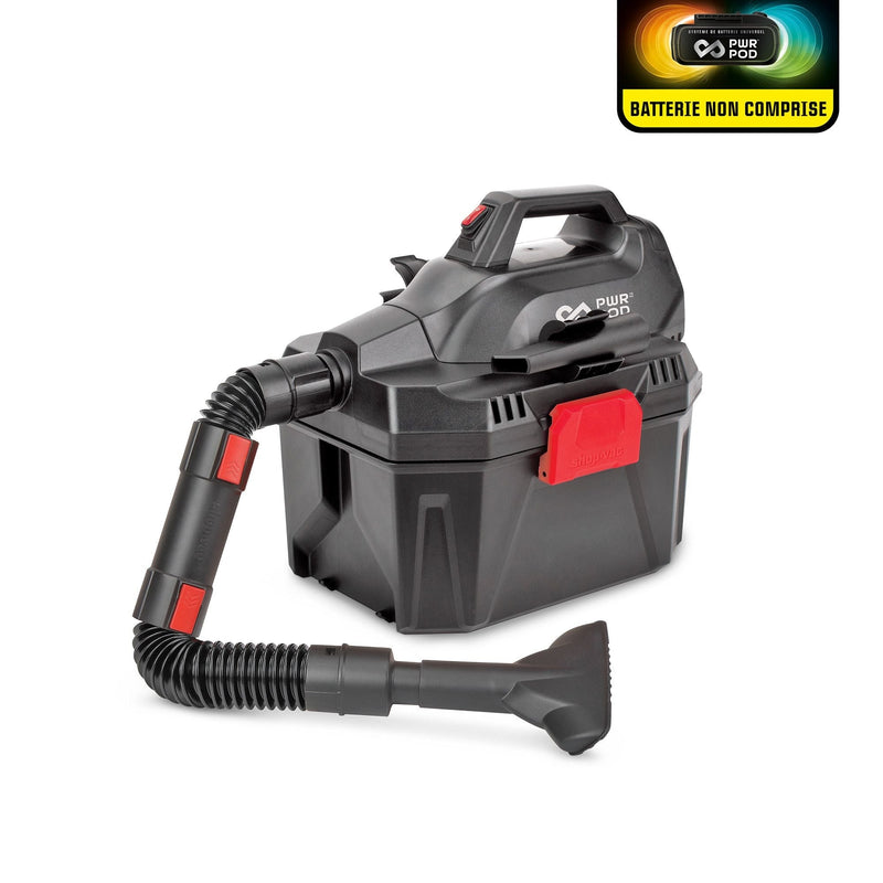 Shop-Vac 20V Cordless Wet/Dry Shop Vacuum, 7.5-L, Tool Only, PWR POD Compatible E4