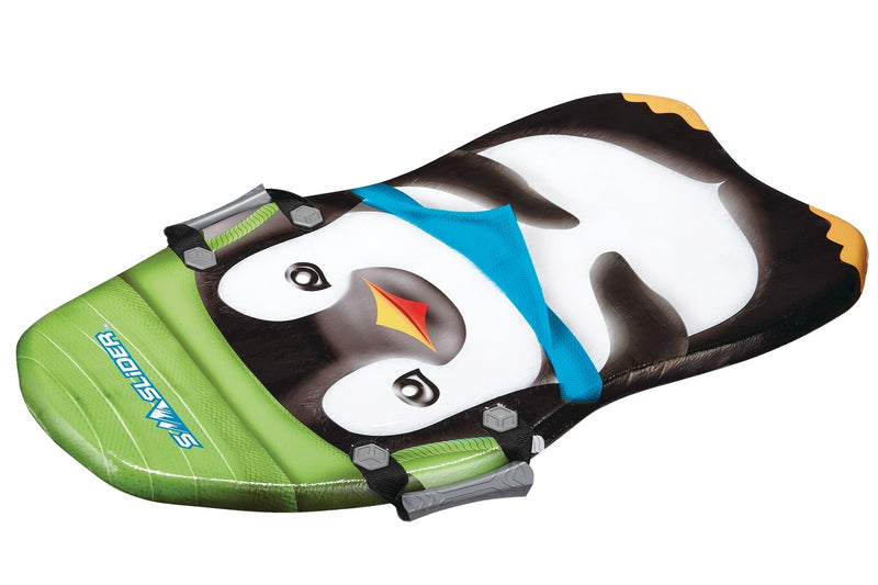 Snow Slider Kids' 1-Person Lightweight Foam Winter Snow Sled/Toboggan with Handles, Assorted J5
