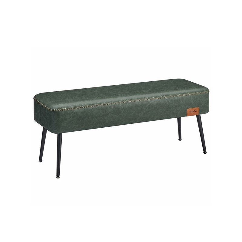 Songmics Home EKHO Collection Forest Green Synthetic Leather Bench H2