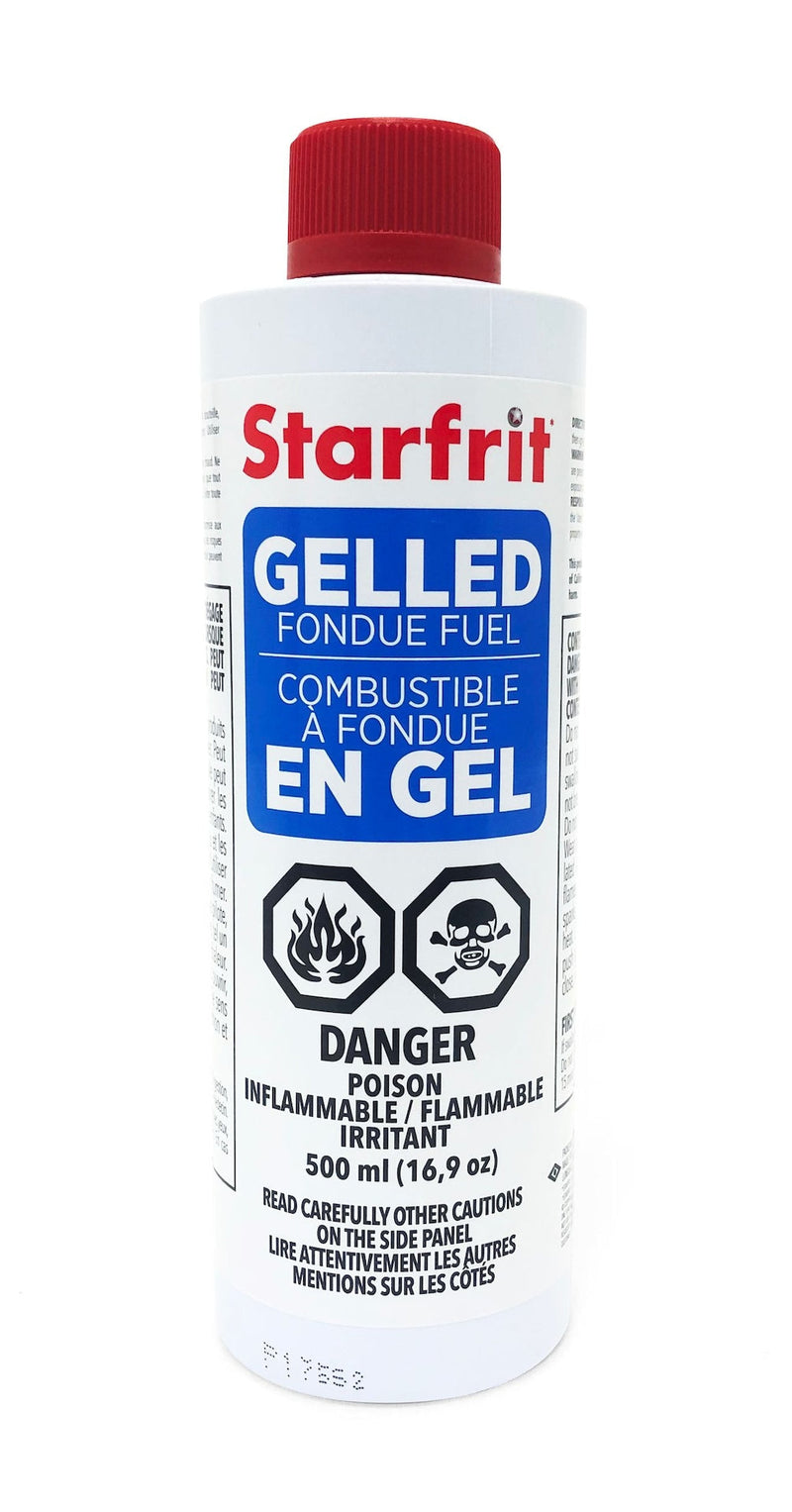 Starfrit Fondue Gel, Non-Toxic, 500-mL X8