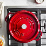 STAUB 3.7L / 4QT COCOTTE CHERRY