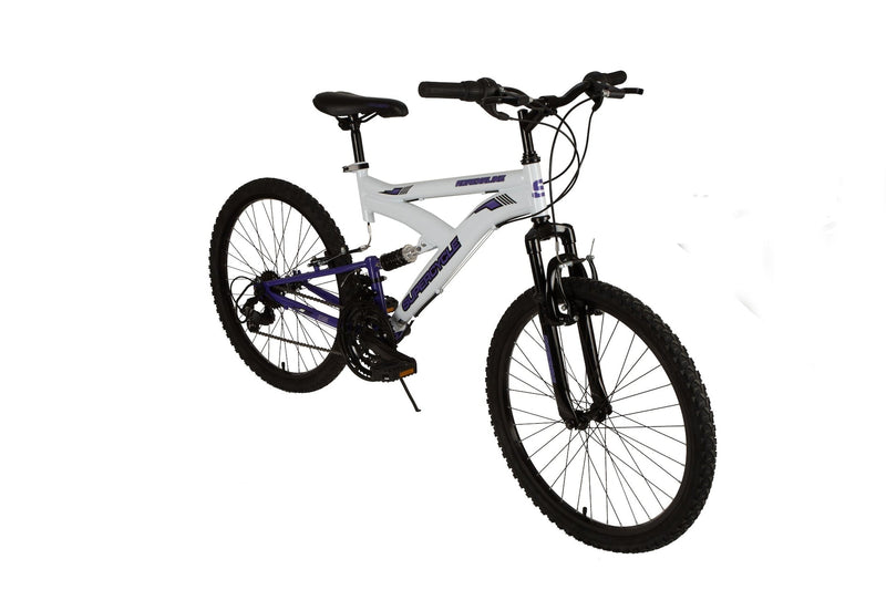 Supercycle Adrenaline Youth DS Mountain Bike 24-in, White Y0