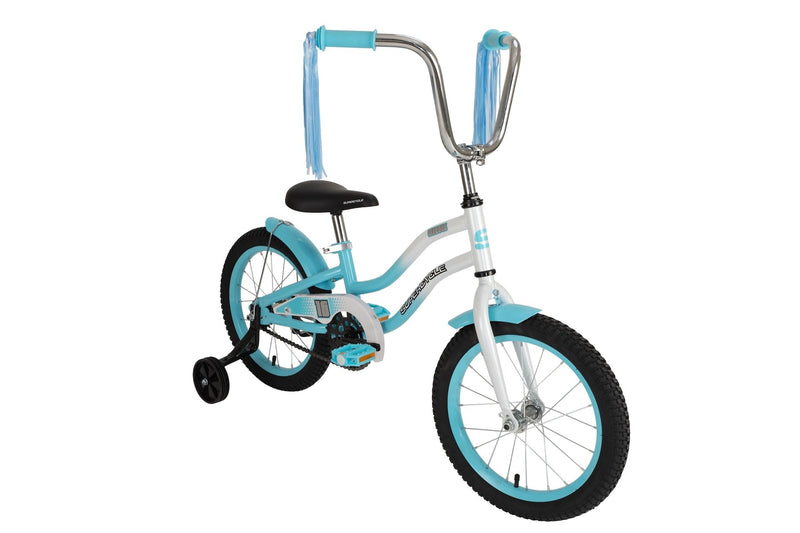 Supercycle Misfit Kids' Bike with Training Wheels, 16-in, Blue U9