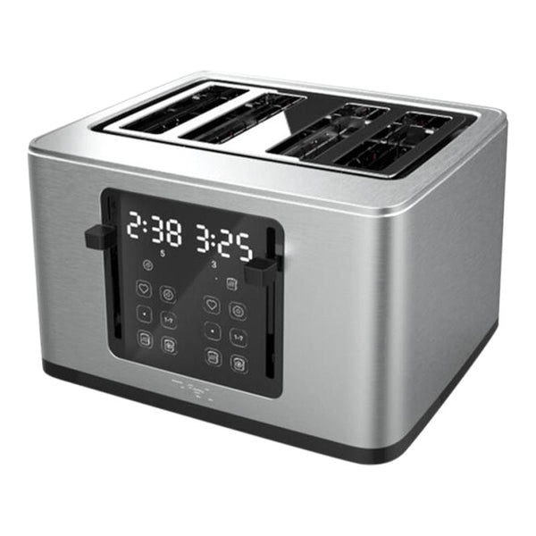 T-fal 4-Slice Stainless Steel Digital Toaster, Extra wide slots, 7 Browning levels A9