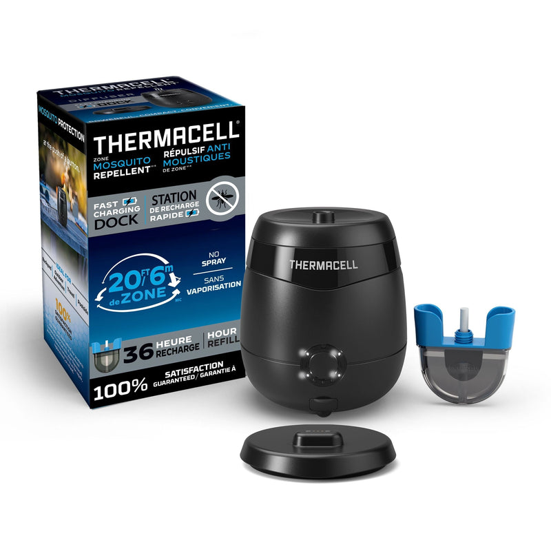 Thermacell E-ZoneGuard Patio+ Rechargeable Mosquito Repeller with 36-Hr Refill and 6.5-Hr Battery W0