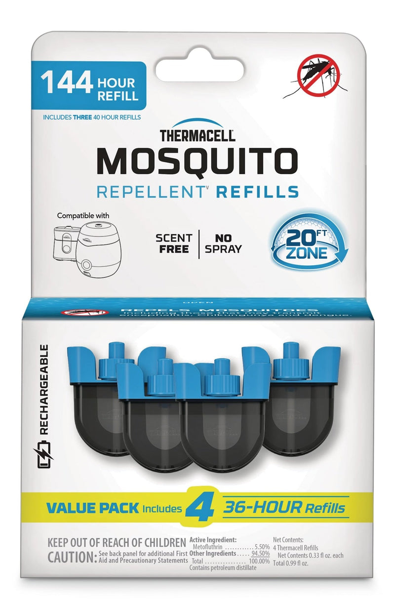Thermacell E-ZoneGuard Rechargeable Mosquito Repellent Refill 144-Hour Pack J6