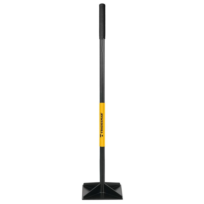 Tradesman Steel Leveling Garden Tamper with Rubber Grip, 10-in x 10-in N2