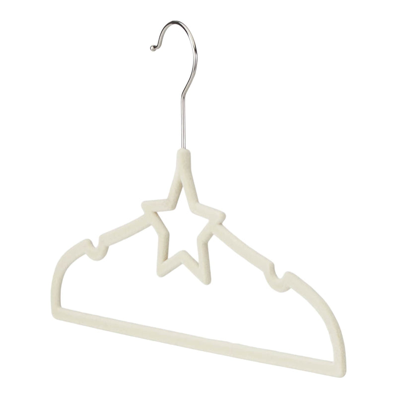 type A Kids' Non-Slip Slim Swivel Hanger with Star, Drizzle, 10-pk L5