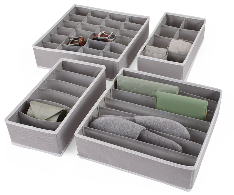 type A Multi-Purpose Garment Drawer Dividers, Collapsible, 4-pk A3