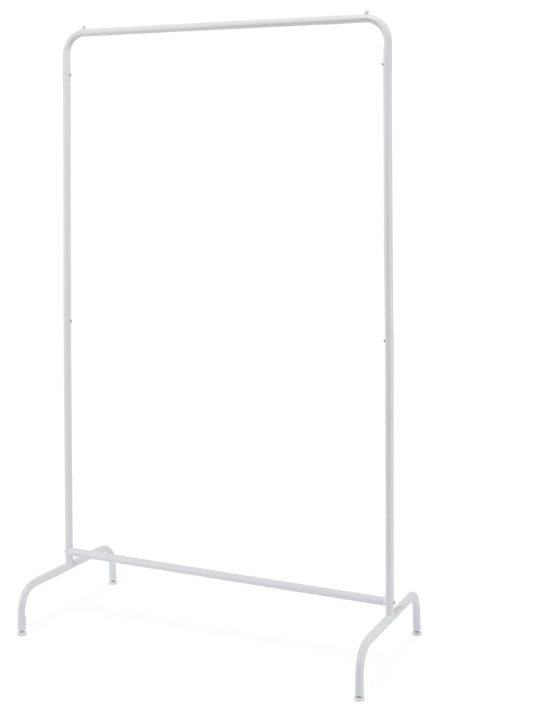 Type A OPP Garment Rack, Easy Assembly, White V5