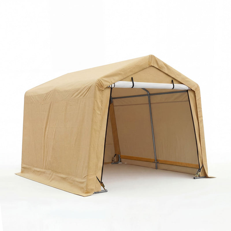 Weatherfast Waterproof Storage Shed with UV Protection, 10 x 10 x 8-ft M8