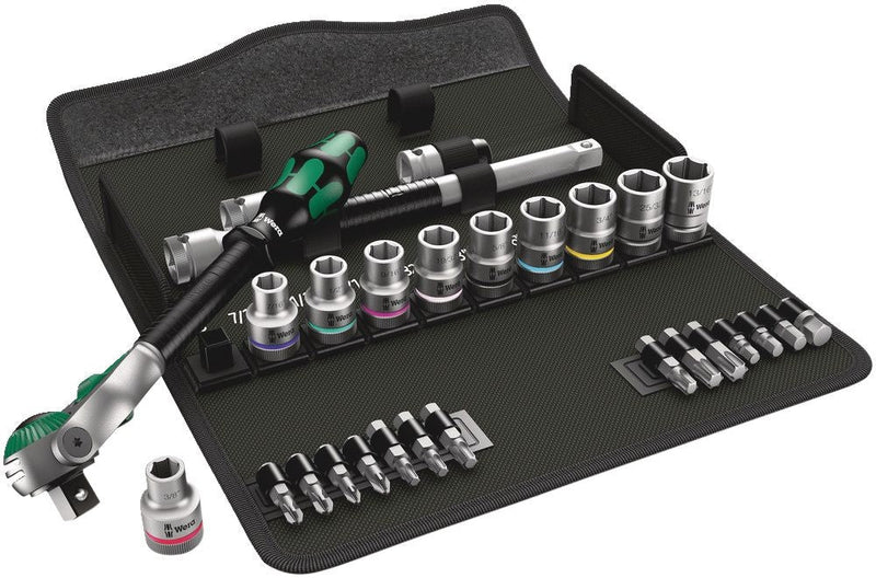 Wera 1/2-in Drive Socket Set, SAE, 28-pc Z0