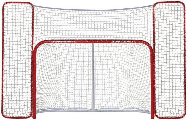 Winnwell Steel Street Hockey Net with Backstop, 72-in V7