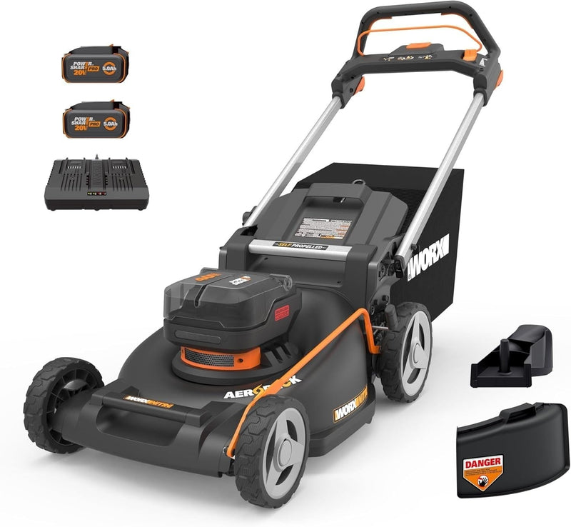 Worx 40V Nitro PowerShare 3-in-1 Self-Propelled 21-in Lawn Mower I5