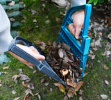 Yardworks 3-in-1 30-Tine Leaf Rake with Fibreglass Shaft, 24-1/2-in Wide