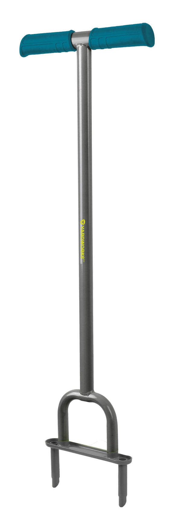 Yardworks Heavy-Duty 2-Prong Steel Garden Lawn Coring Aerator Y0